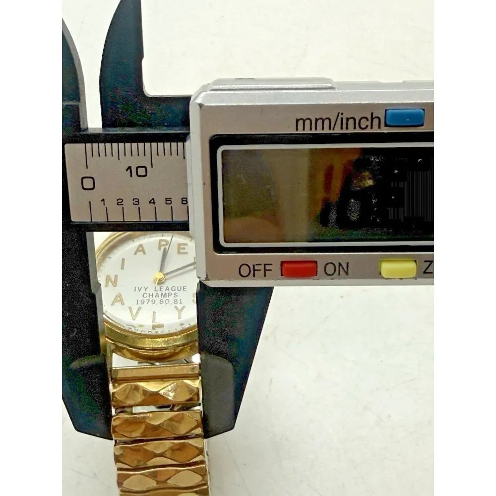 Vtg Caravelle Pennsylvania Watch Stretch Bracelet 1/20 10K GF Ivy League Champs